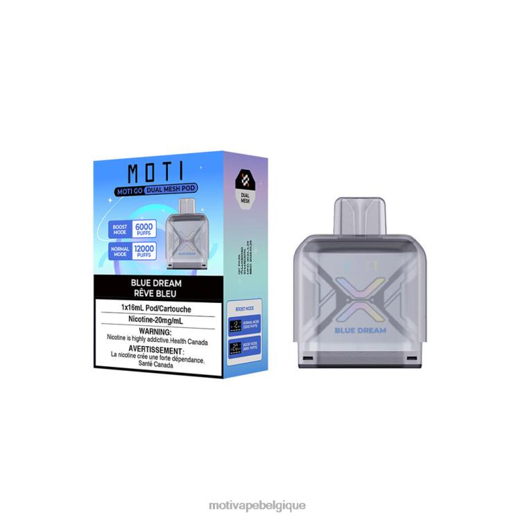 MOTI Vape Amazon DNJ0H90 | MOTI Go Pro dosette jetable baie de citron