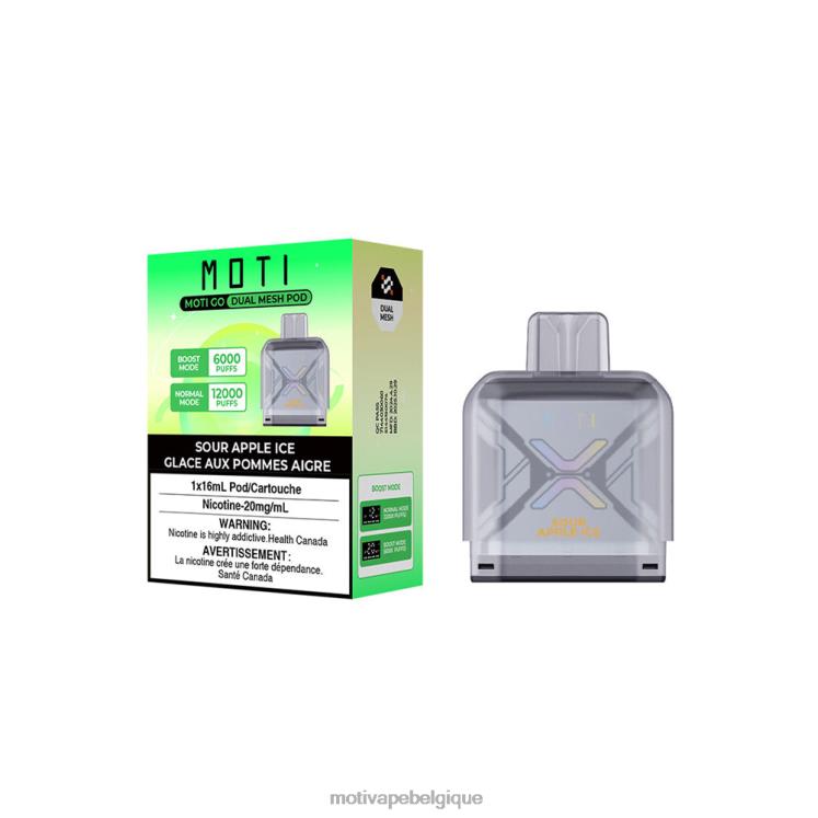 MOTI Vape Amazon DNJ0H90 | MOTI Go Pro dosette jetable baie de citron