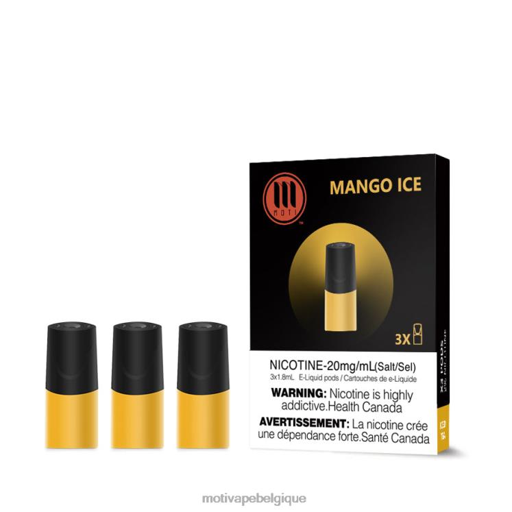 MOTI Vape Disposable Belgique DNJ0H105 | MOTI dosettes classiques congeler la menthe