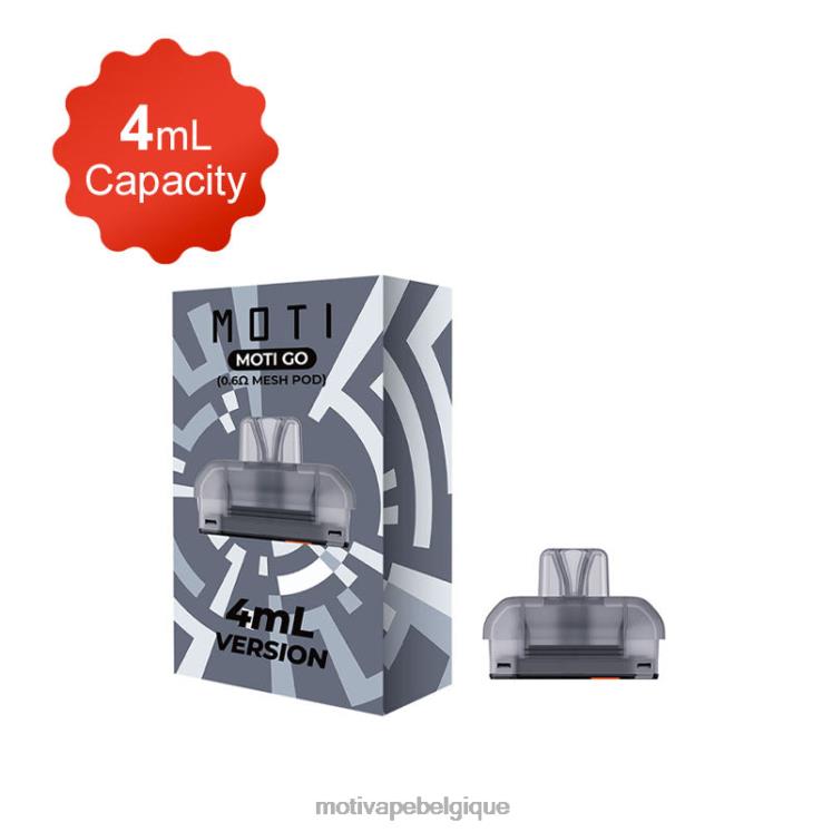 MOTI Vape Amazon DNJ0H120 | MOTI Go Pro dosettes rechargeables (un paquet de 2)