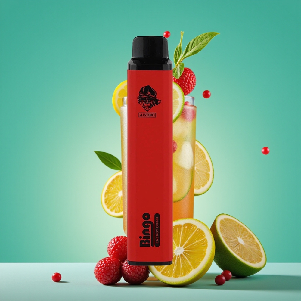 Aivono AIM BINGO 4000 Puffs Boisson Énergisante Rechargeable 10 mL 1000mAh Compact 21×123mm