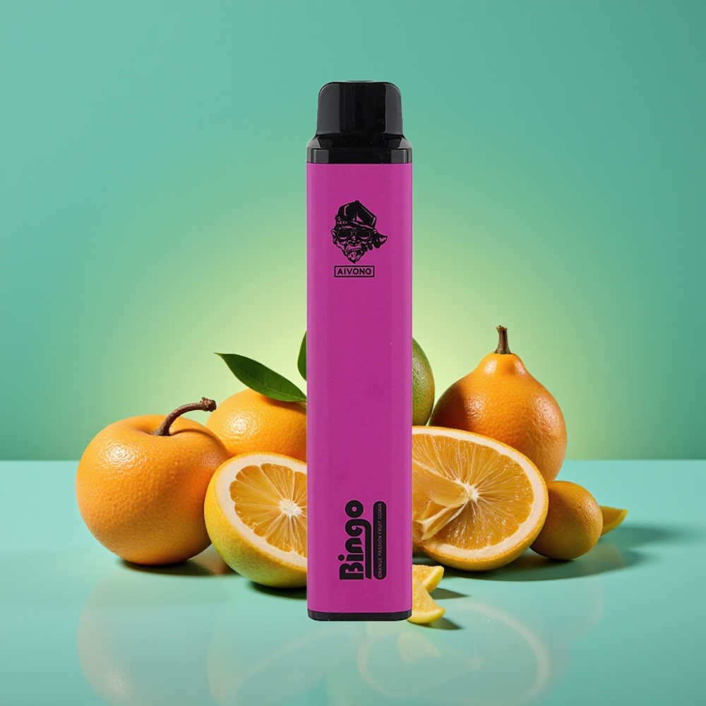 Aivono AIM BINGO 4000 Puffs Orange Fruit de la Passion Goyave – 10 mL / 1000mAh Rechargeable