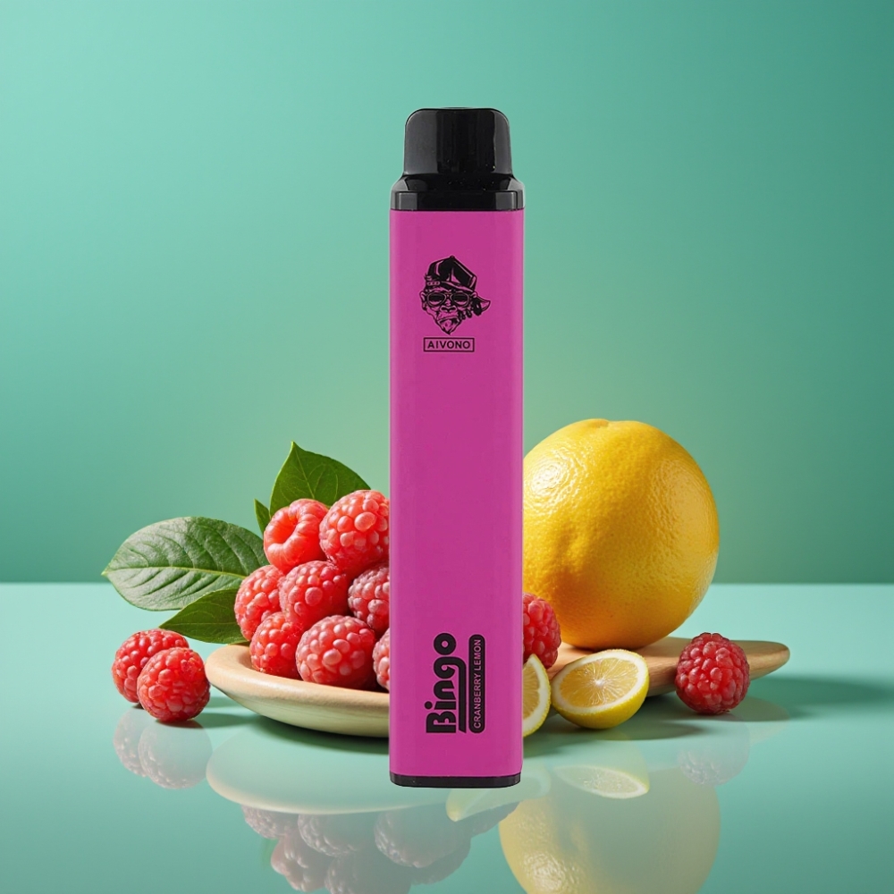 Aivono AIM BINGO 4000 Puffs Vape Jetable Canneberge Citron - 10 mL, 1000mAh, 0%/2%/5% Nicotine
