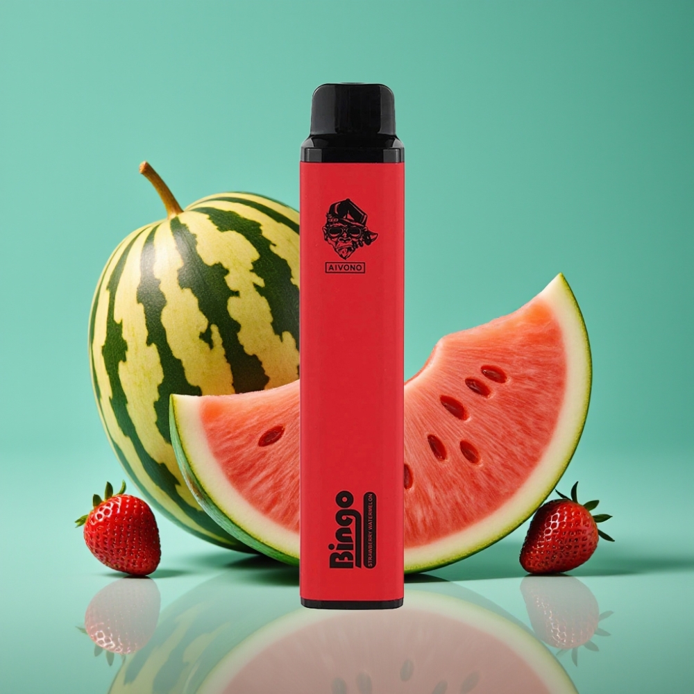 Aivono AIM BINGO 4000 Puffs Vape Jetable Fraise Pastèque – 10 mL, 1000mAh, 0%/2%/5% Nicotine