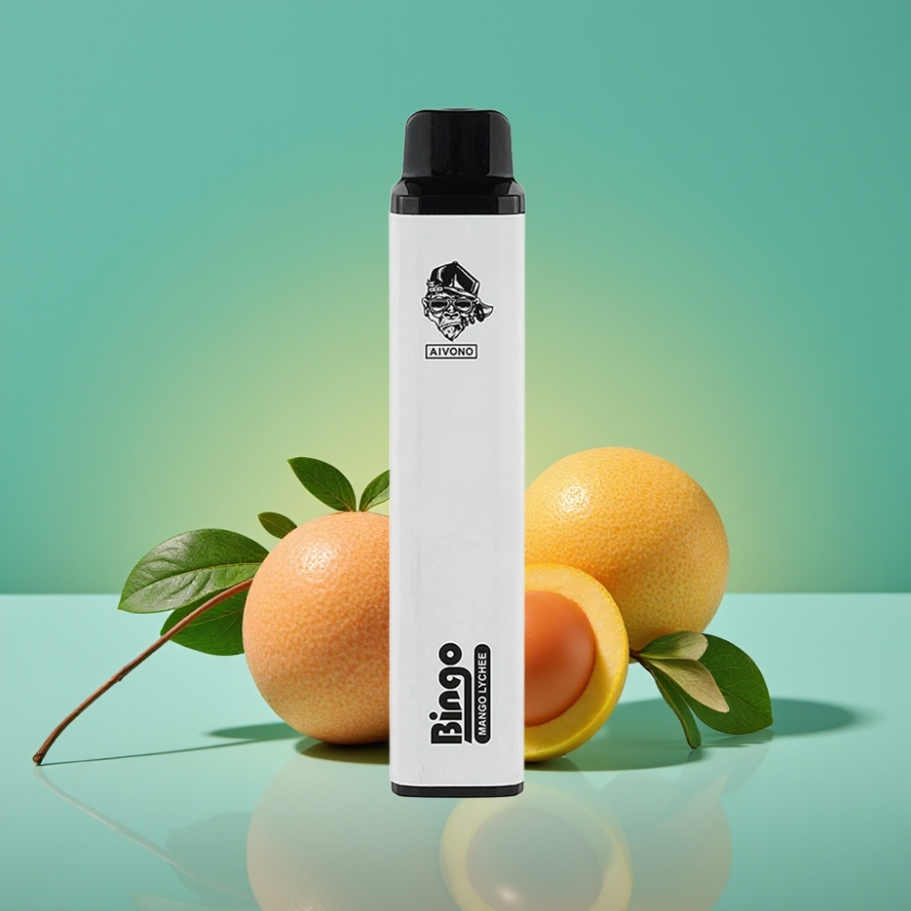 Aivono AIM BINGO 4000 Puffs Vape Jetable Mangue Litchi - 10 mL, 1000mAh, 5% Nicotine