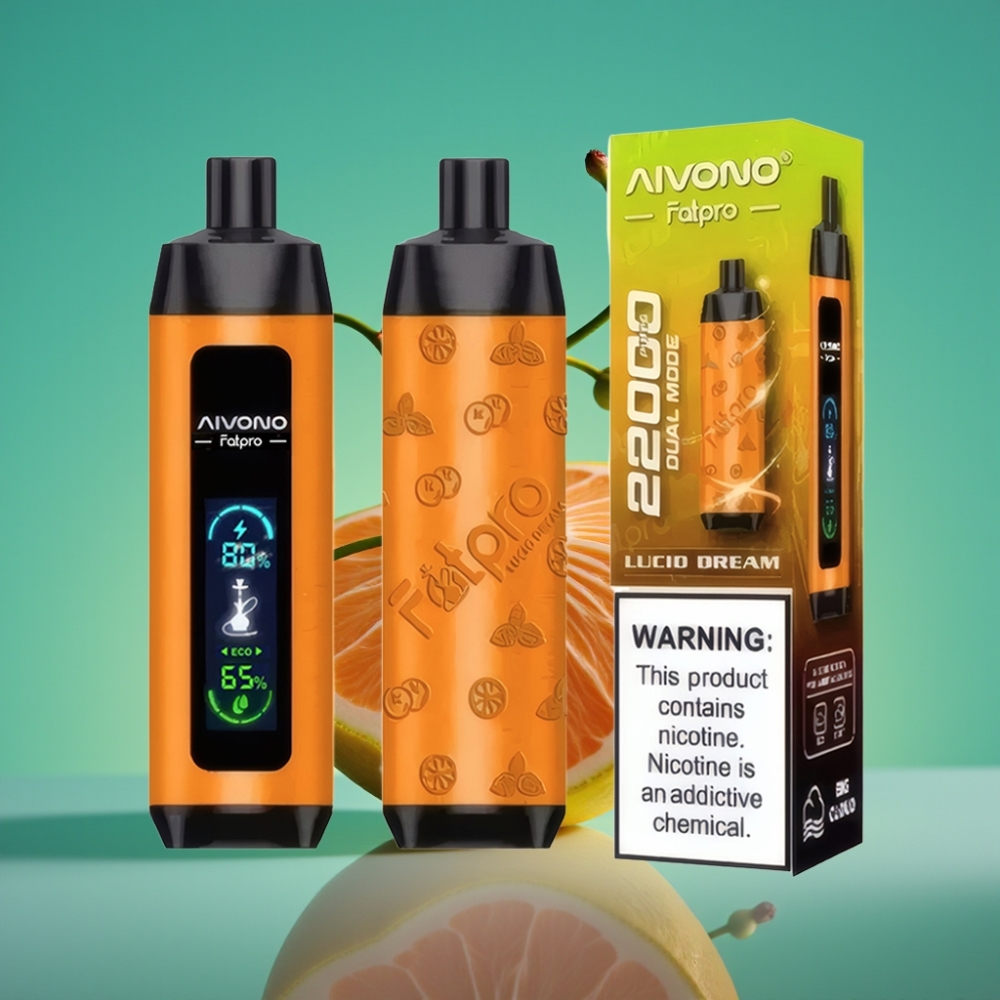 Aivono AIM FATPRO 22000 Puffs Rechargeable 0.6 ohm Mesh Coil 28ml Rêve Lucide Vape Jetable