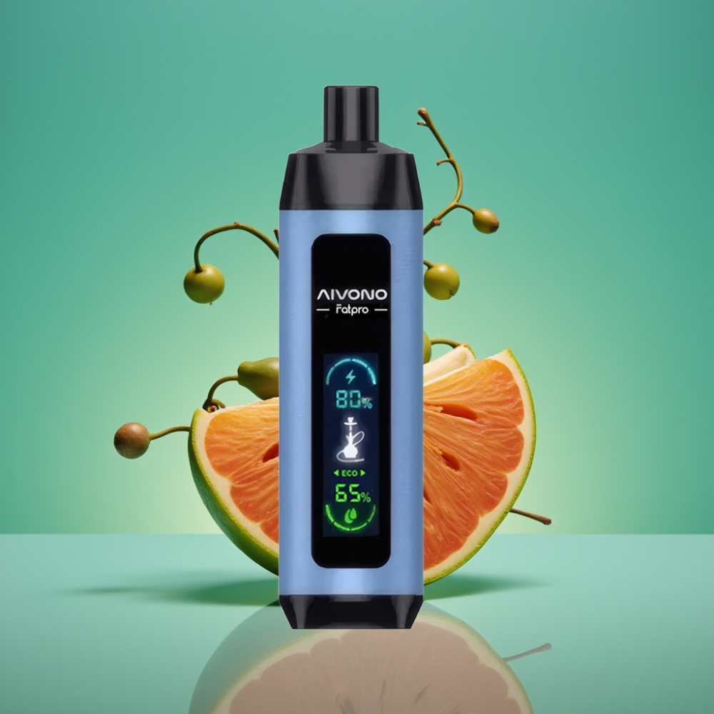 Aivono AIM FATPRO 22000 Puffs Rechargeable 28ml E-liquide 10 Saveurs Double Mode Eco/Boost 0.6Ω Mesh Coil