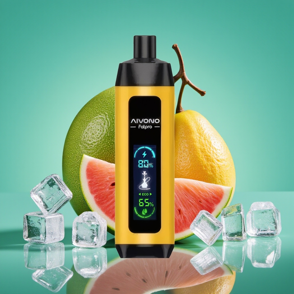 Aivono AIM FATPRO 22000 Puffs Rechargeable - Glace Rafraîchissante - 28ml E-liquide - 0,6 ohm Mesh Coil - Double Mode Eco/Boost