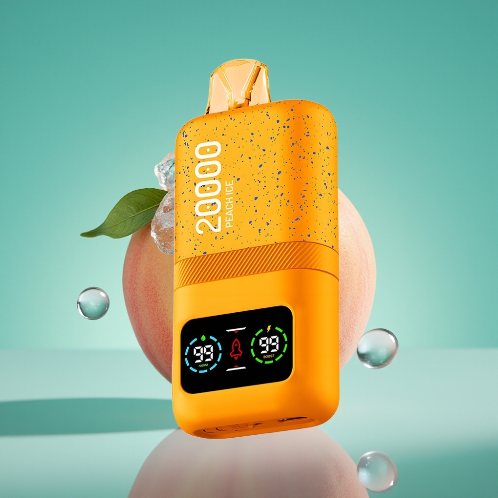 Aivono AIM MAGIC 20000 Puffs Rechargeable LCD Dual Mesh Type-C 26ml Pêche Glacée