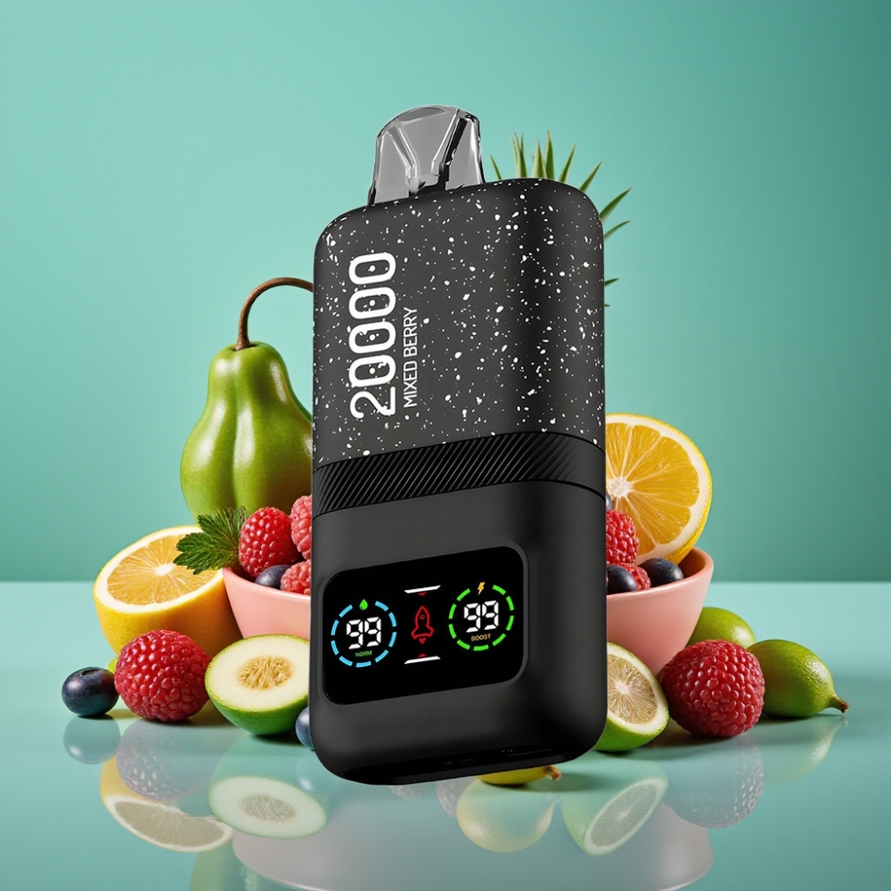 Aivono AIM MAGIC 20000 Puffs - Rechargeable Type-C - 26ml E-liquide - Baies Mixées - 0%/2%/3%/5% Nicotine - Dual Mesh Coils - LCD - 600mAh
