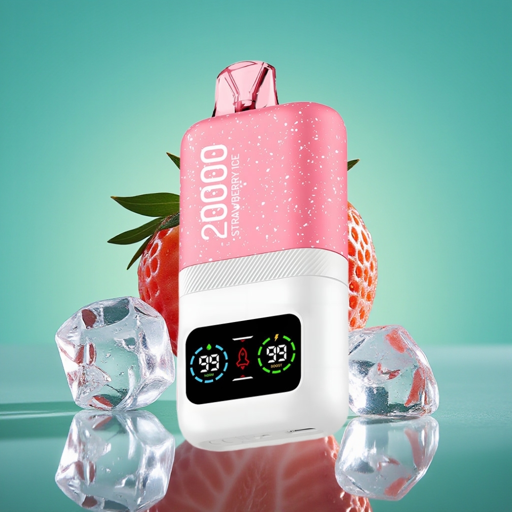 Aivono AIM MAGIC 20000 Puffs Rechargeable Type-C LCD Dual Mesh 26ml Glace à la Fraise