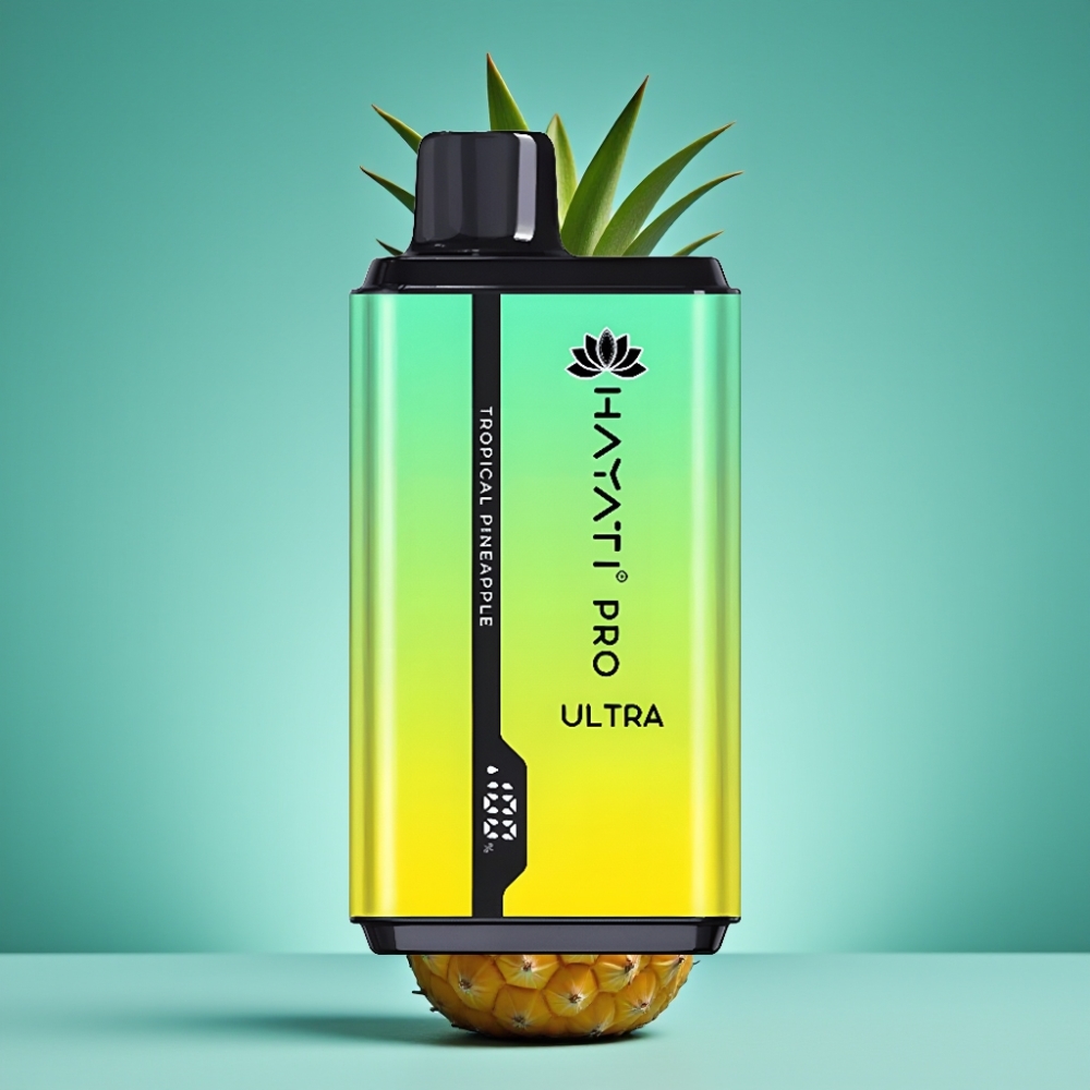 Hayati Pro Ultra 15000 Puffs – 850mAh – 2×12ml – 2% – Ananas Tropical