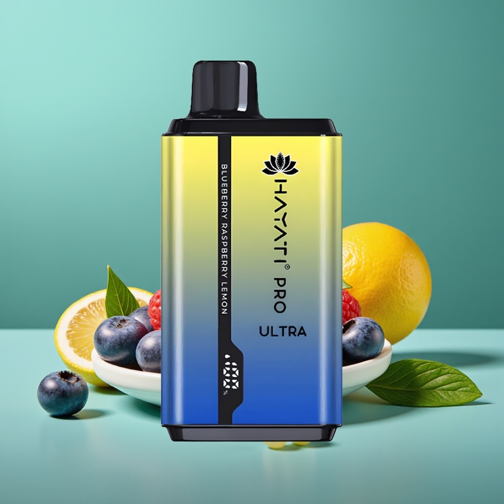 Hayati Pro Ultra 15000 Puffs – 850mAh – 2×12ml – 2% – Myrtille Framboise Citron