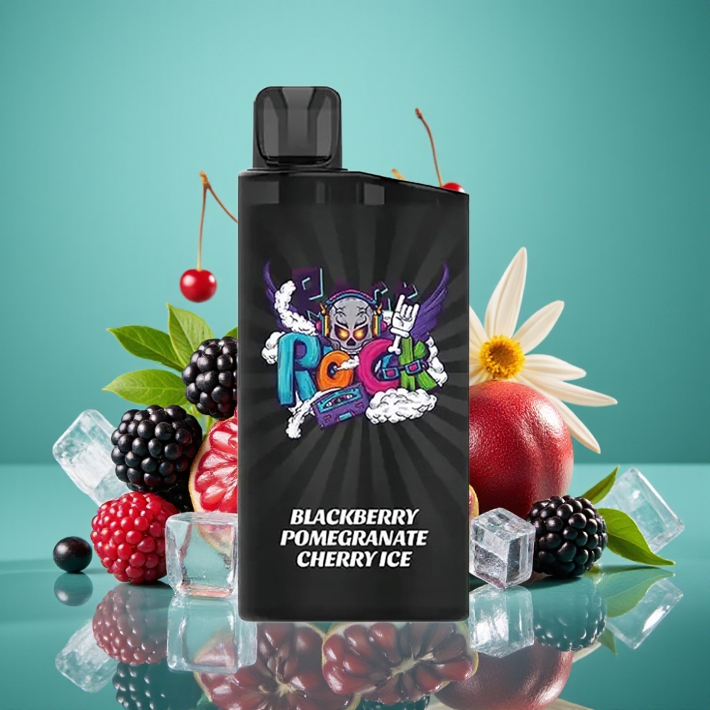IGET Bar 3500 Puffs - Mûre Grenade Cerise Glacée - 1400 mAh - 1.2 Ohm Mesh Coil - PC+ALU