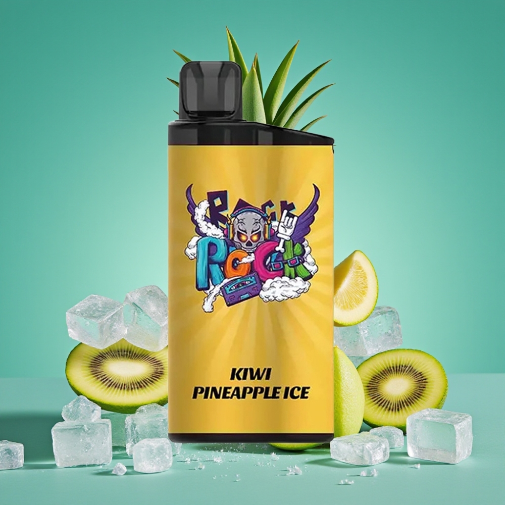 IGET Bar 3500 Puffs Vape Disposable Kiwi Ananas Glacé - 1400 mAh, 1.2 Ohm Mesh Coil