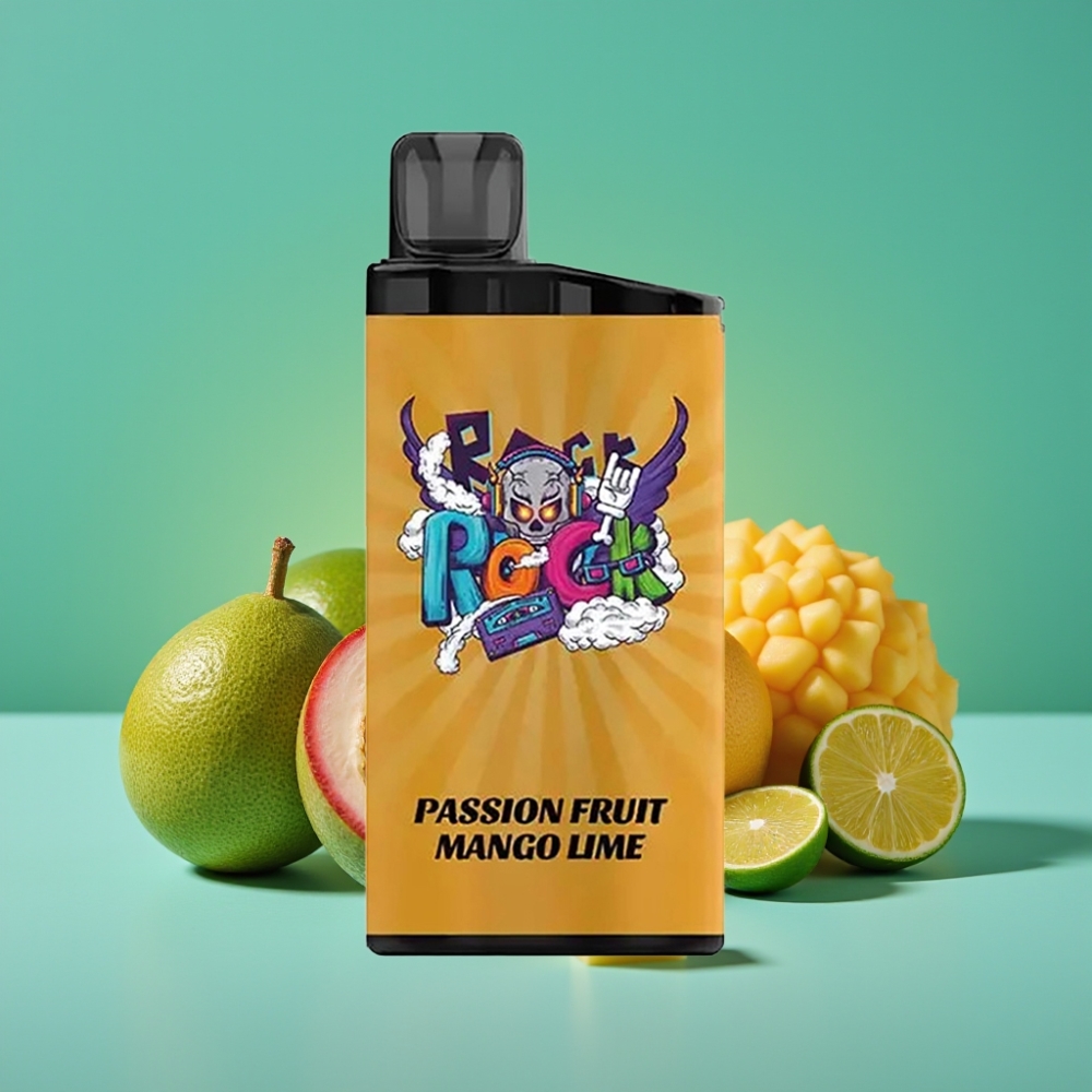 IGET Bar 3500 Puffs Vape Disposable Mangue Fruit de la Passion Citron - 1400 mAh, 1.2 Ohm Mesh Coil, PC+ALU