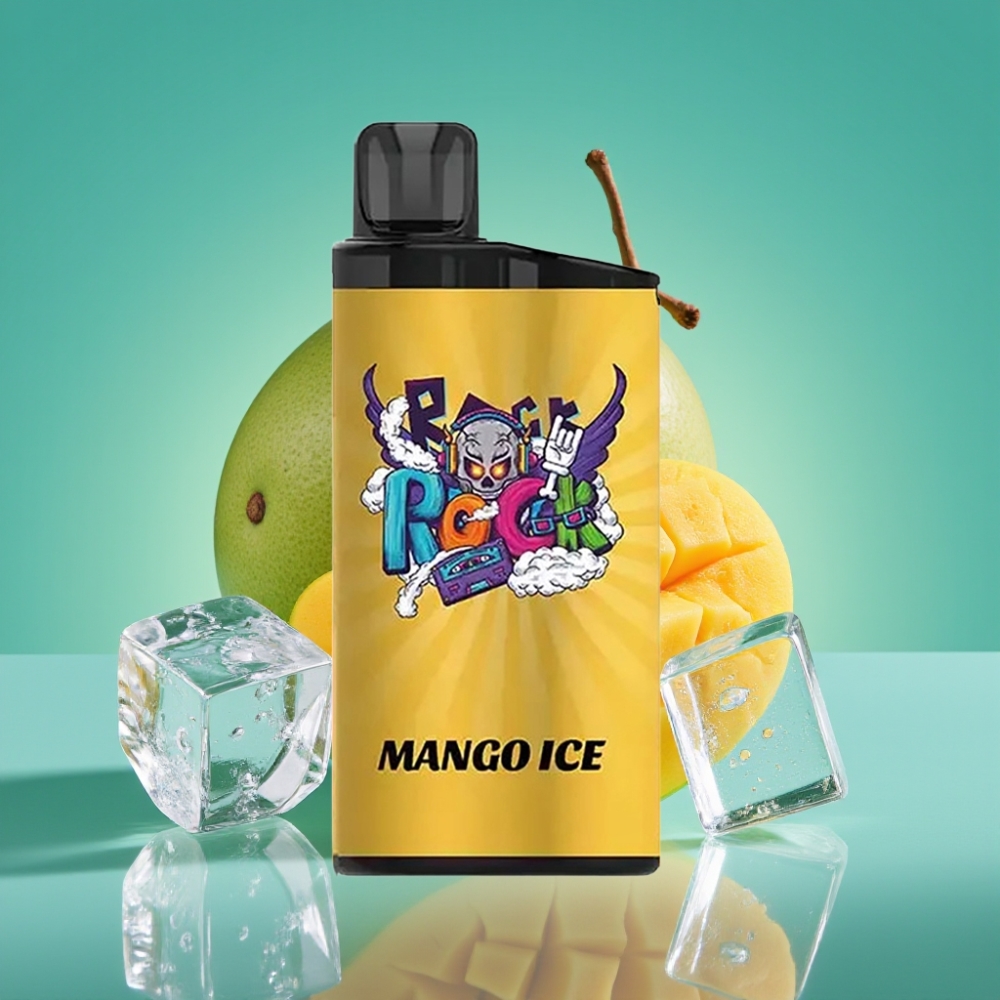 IGET Bar 3500 Puffs Vape Disposable Mangue Glace - 1.2 Ohm Mesh Coil, 1400 mAh, PC+ALU