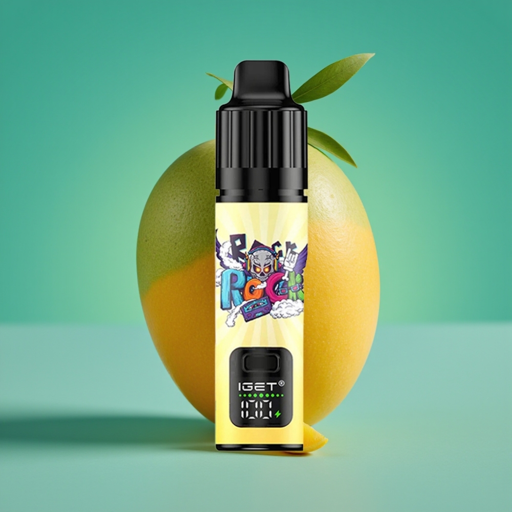 IGET BAR PLUS S3 POD 10000 Puffs Vape Jetable Monster Mangue 18 ml 5% Nicotine 950 mAh Rechargeable