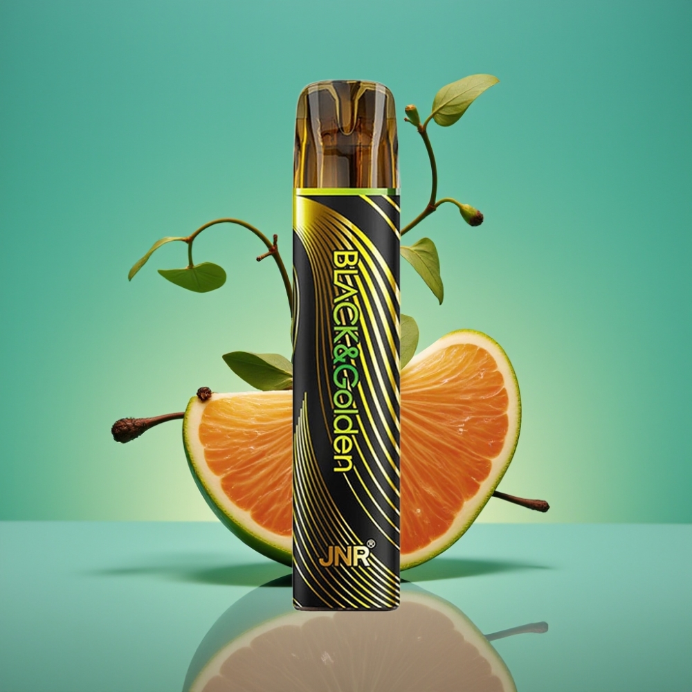 JNR Black&Golden 800 Puffs Vape Jetable – 550mAh, 2ml TPD, Nicotine 2%