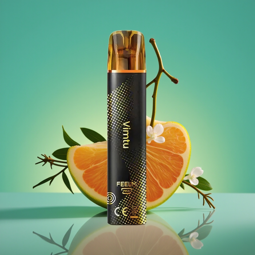 JNR Black&Golden 800 Puffs Vape Jetable - 550mAh, 2ml, TPD, Sans Recharge, 2% Nicotine