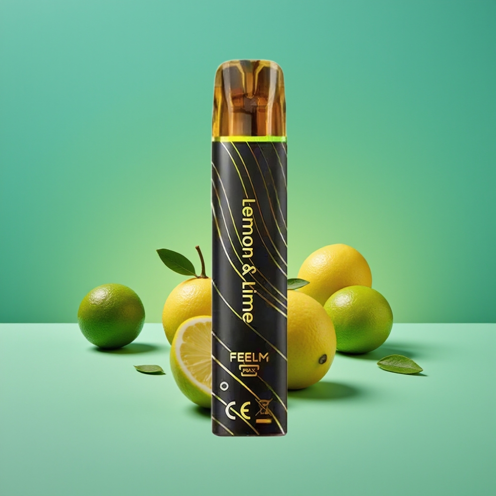 JNR Black&Golden 800 Puffs Vape Jetable Citron & Citron Vert – 550mAh, 2ml, TPD, 2% Nicotine