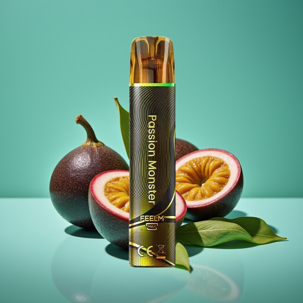 JNR Black&Golden 800 Puffs Vape Jetable Passion Monster - 550mAh, 2ml, TPD, Nicotine 2%
