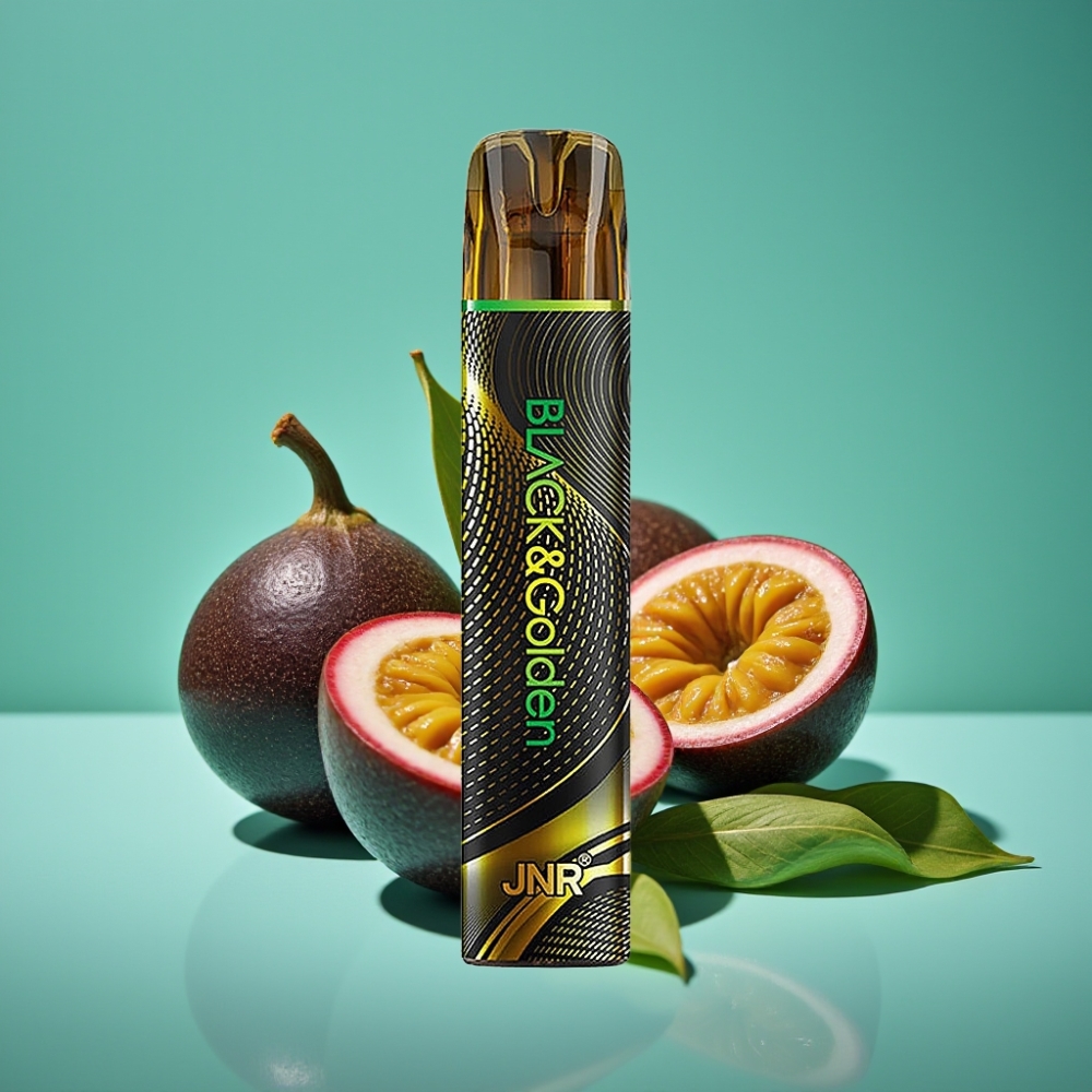 JNR Black&Golden 800 Puffs Vape Jetable Passion Monster - 550mAh, 2ml, TPD, Nicotine 2%