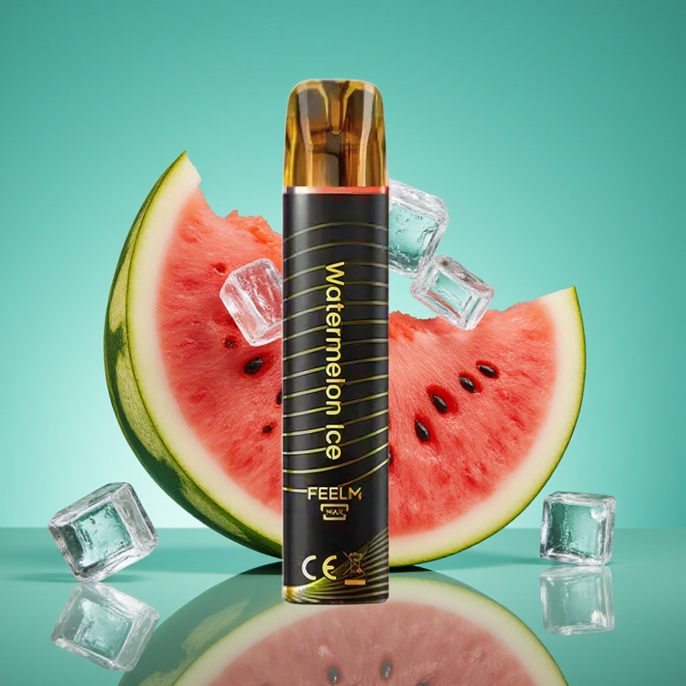 JNR Black&Golden 800 Puffs Vape Jetable Pastèque Glacée 2ml 2% Nicotine TPD