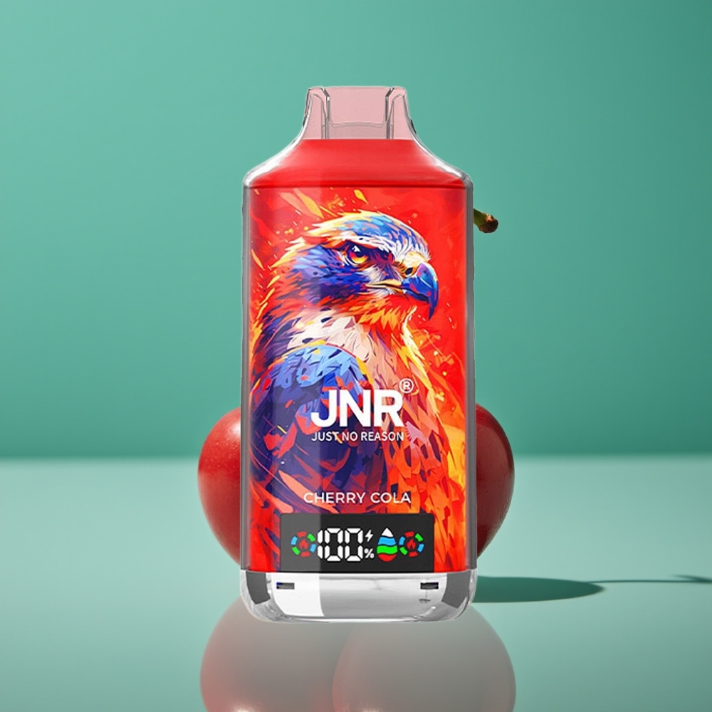 JNR Falcon X 18000 Puffs Rechargeable - Double Mesh Coil & 24ml E-liquide - Cerise
