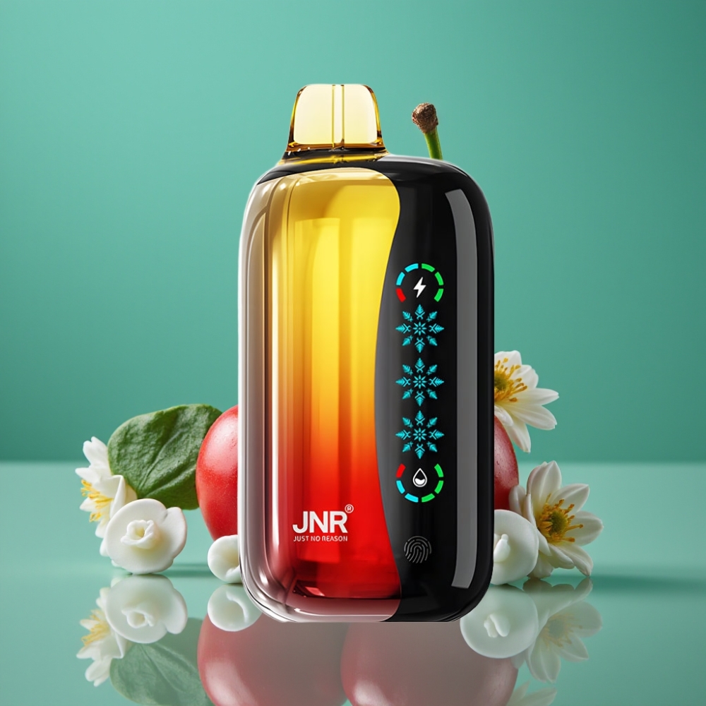 JNR Flex Ice 21000 Puffs Vape Jetable Cerise Cola – Ecran Tactile, Airflow Réglable, Batterie 1000mAh, 26ml de E-liquide