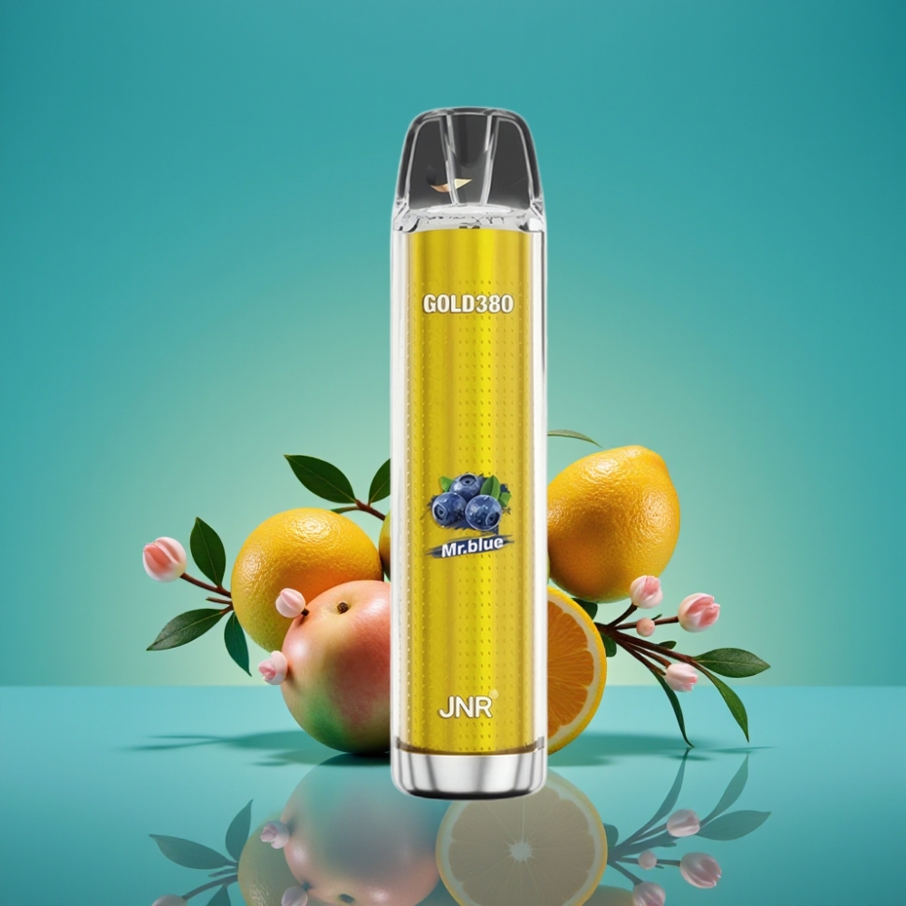 JNR Gold380 6000 Puffs 13ml 1500mAh Vape Jetable Bleu Monsieur