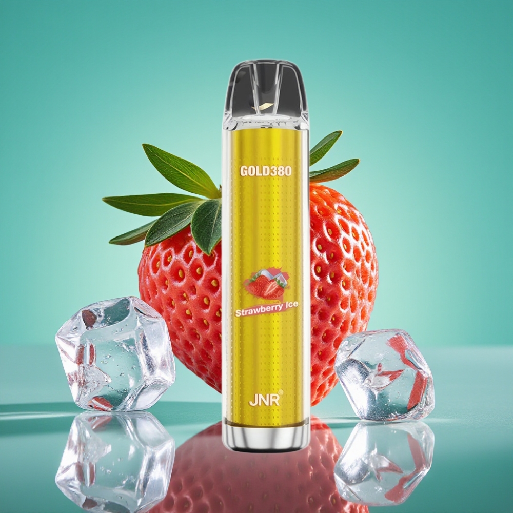 JNR Gold380 6000 Puffs 13ml 1500mAh Vape Jetable Fraise Glacée