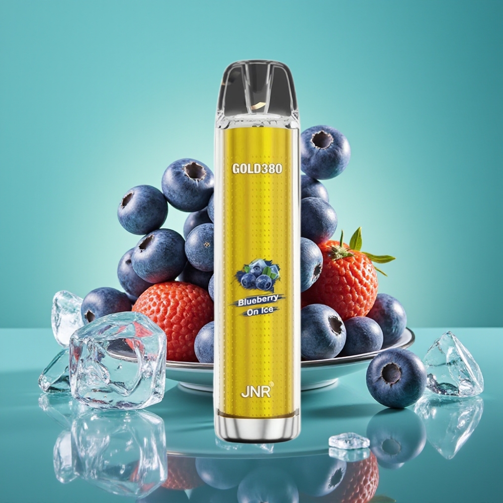 JNR Gold380 6000 Puffs | 1500mAh | 13ml | Myrtille Glacée Vape Jetable
