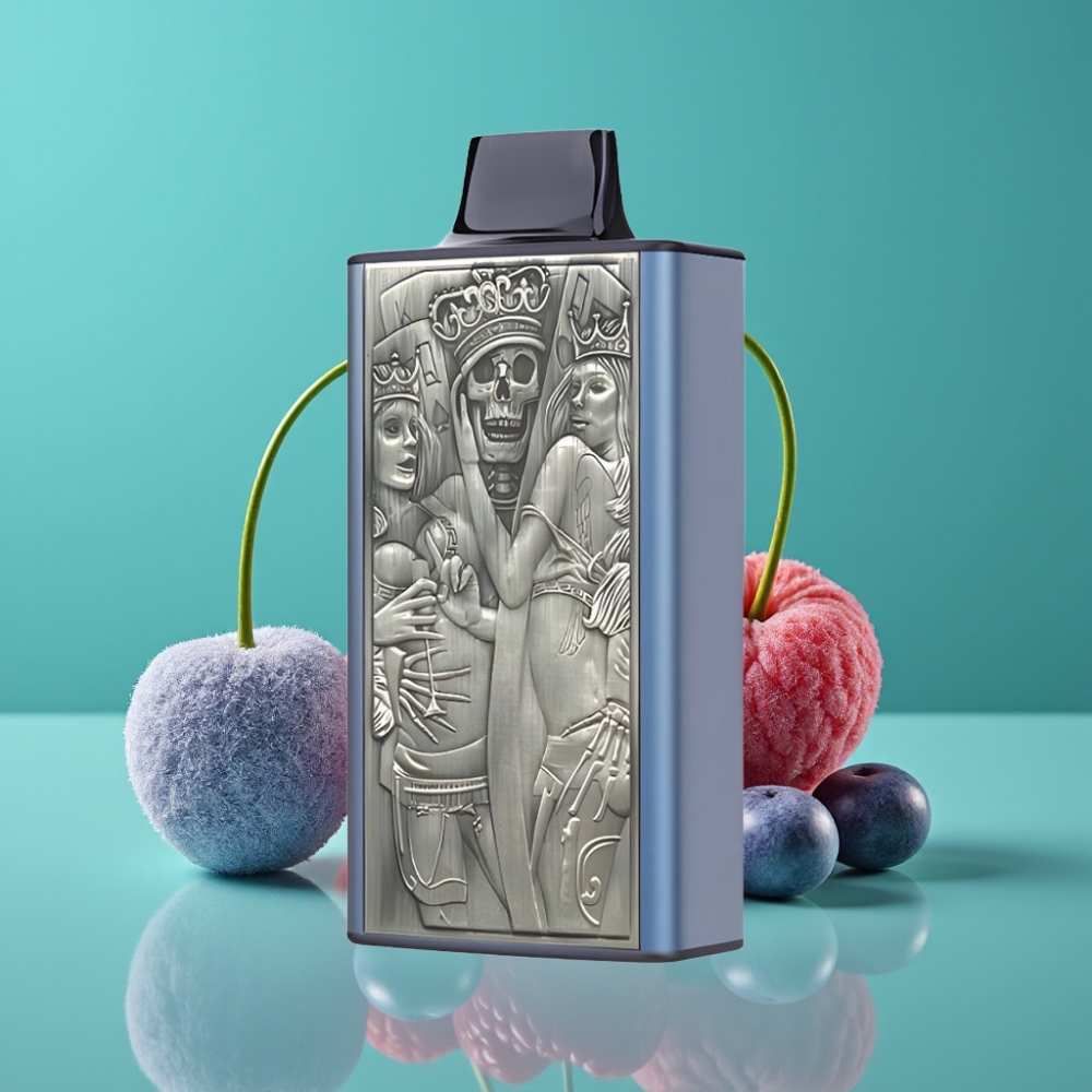 JNR Mega Box 25000 Puffs | 30ml | 850mAh | Double Mesh | Charge Type-C | Bleu Framboise Cerise