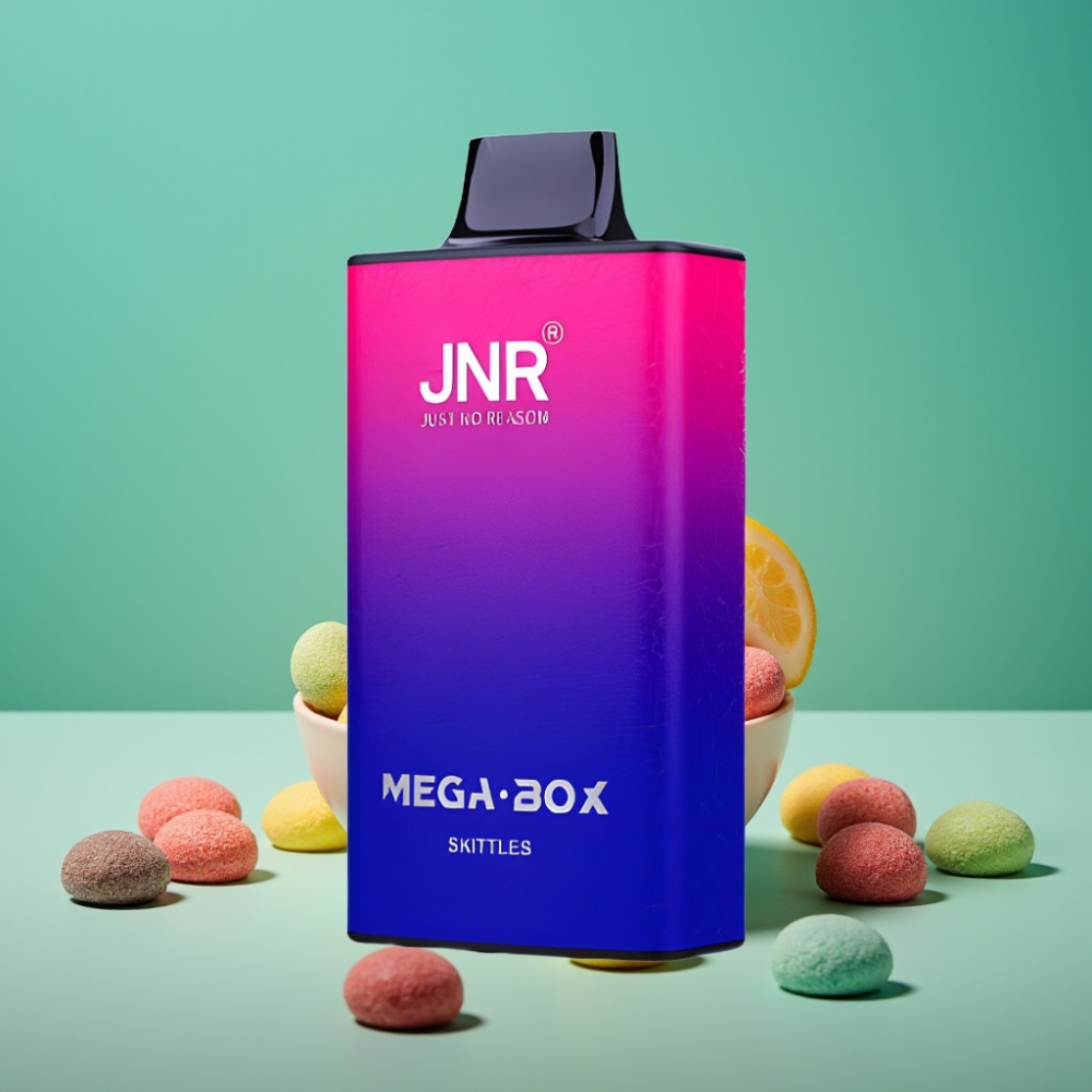JNR Mega Box 25000 Puffs Vape Jetable Skittles - 30ml, 850mAh, Charge Type-C