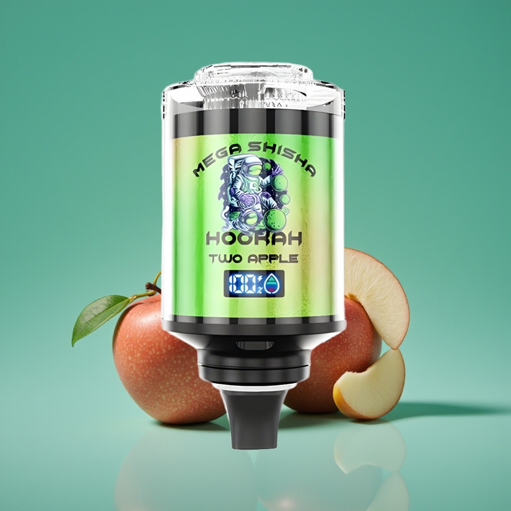 JNR Mega Shisha Hookah 100K Desktop 60ml 2200mAh Type-C Two Apple