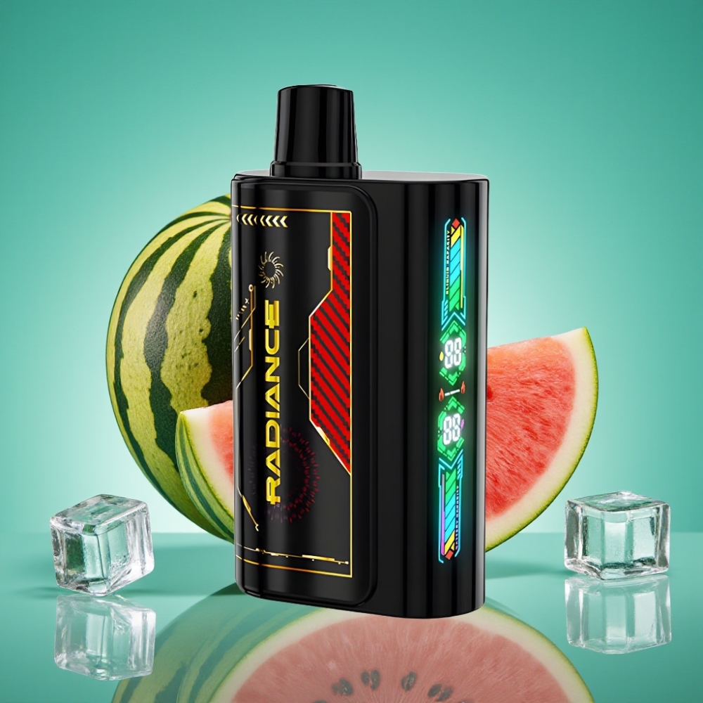 JNR Radiance 31000 Puffs – Pastèque Glacée – 28ml – Écran Animé – Double Mesh – Batterie 950 mAh Rechargeable
