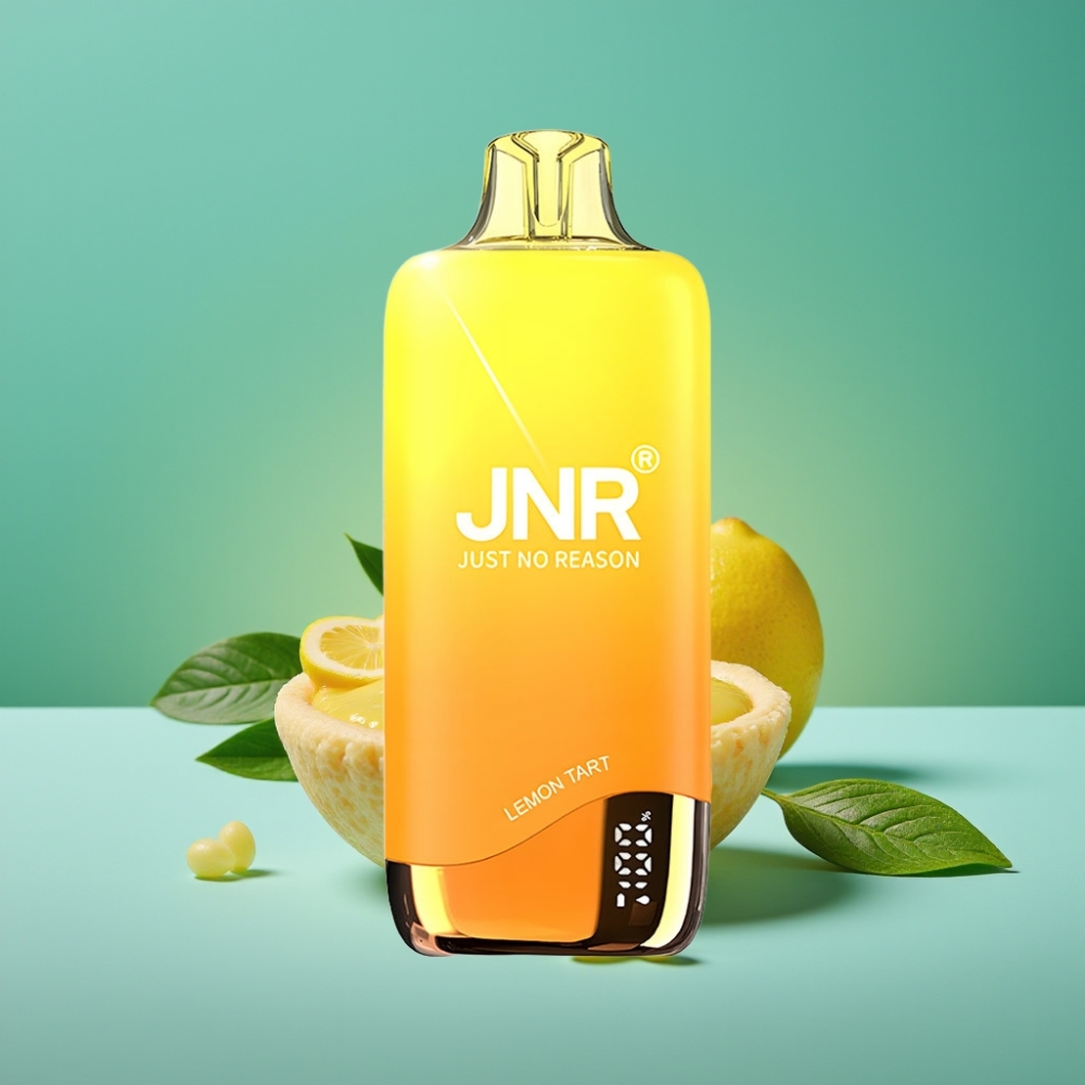 JNR Rainbow 10500 Puffs Vape Jetable Tarte Citron - 18ml Réservoir, 600mAh Batterie, 0,8ohm Mesh Coil, USB Type-C
