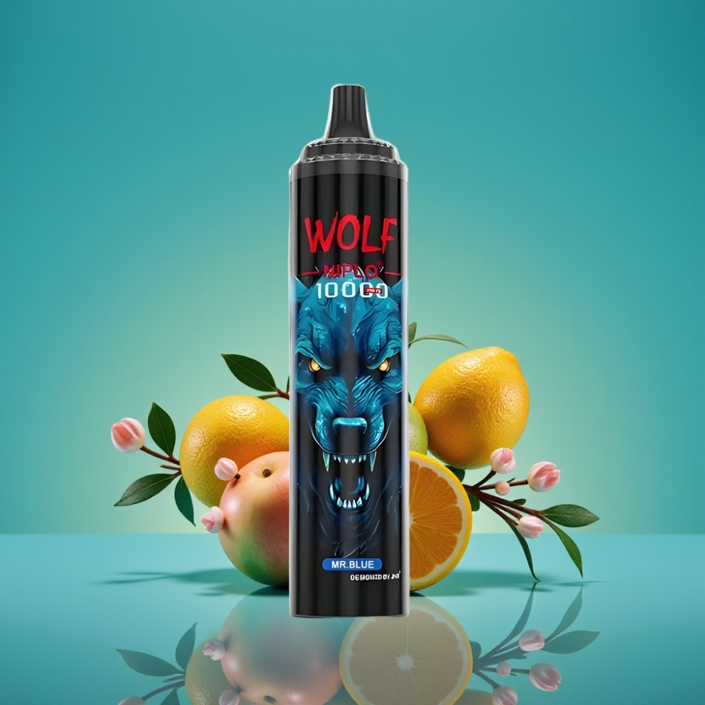 JNR Wolf Niplo 10000 Puffs - 20ml/650mAh - Type-C - 0%, 2%, 5% Nicotine - M. Bleu