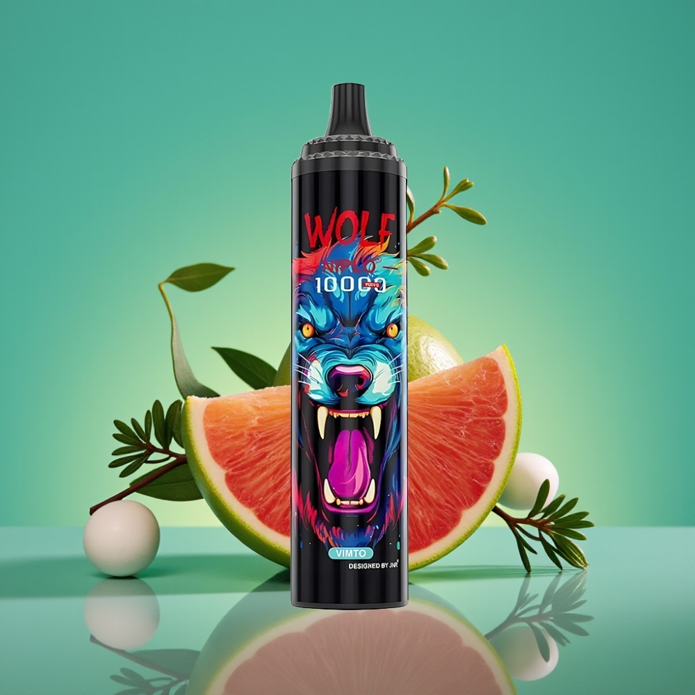 JNR Wolf Niplo 10000 Puffs Vape Disposable Vimto - 20ml/650mAh - 0%, 2%, 5% Nicotine - Type-C