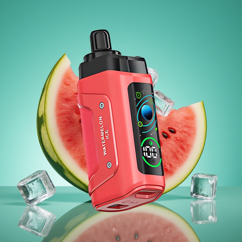 Razz Bar 45000 Puffs Vape Jetable Pastèque Glacée avec Bobine Mesh 1.0 Ohm et Airflow Réglable
