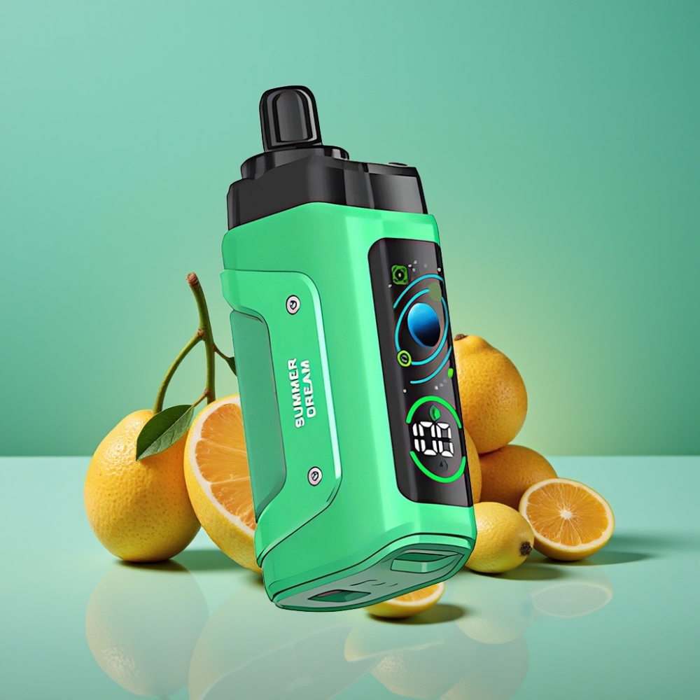 Razz Bar 45000 Puffs Vape Jetable Rêve d'Été avec Bobine Mesh 1.0 Ohm et Airflow Réglable