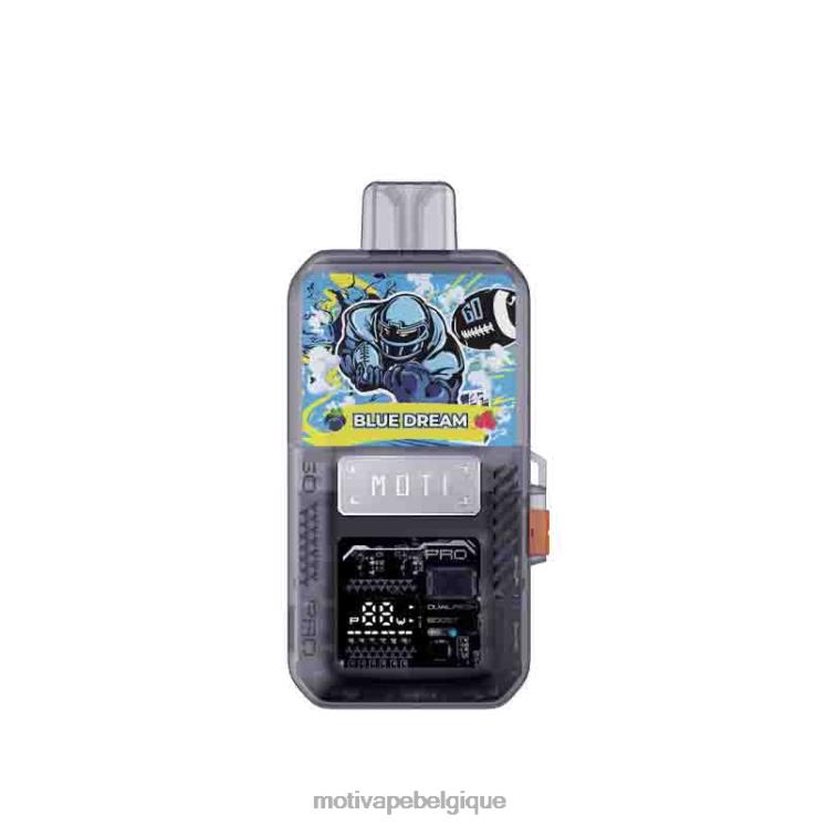 MOTI Vape Bruxelles DNJ0H82 | MOTI Go Pro pod+appareil jetable rêve bleu