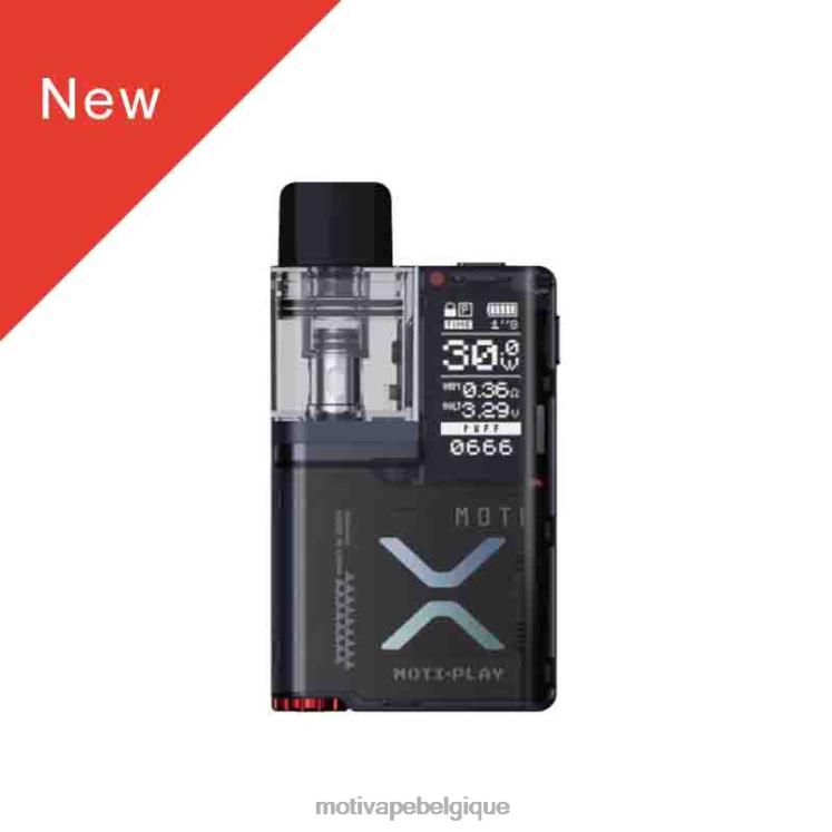 MOTI Vape Flavors Belgique DNJ0H98 | MOTI Play kit de modules de dosettes cyber bleu