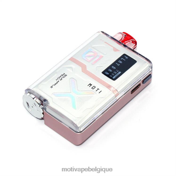 MOTI Vape Review DNJ0H56 | MOTI Play Bar 7500 vapes jetables (5%, 7500 bouffées) pêche pomme aigre