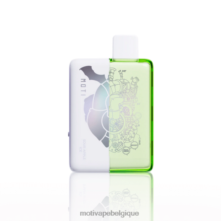 MOTI Vape Bruxelles DNJ0H72 | MOTI Duo 9000 vapes jetables (5%, 9000 bouffées) explosion d\'arc-en-ciel tropical