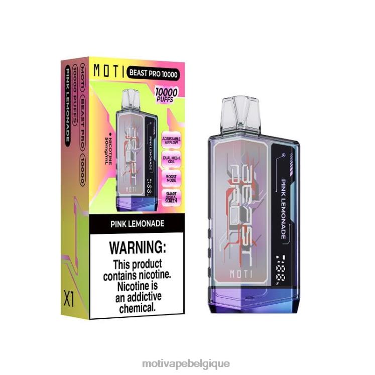 MOTI Vape Bruxelles DNJ0H42 | MOTI Beast Pro vape jetable (5%, 10000 bouffées) cola pétillant