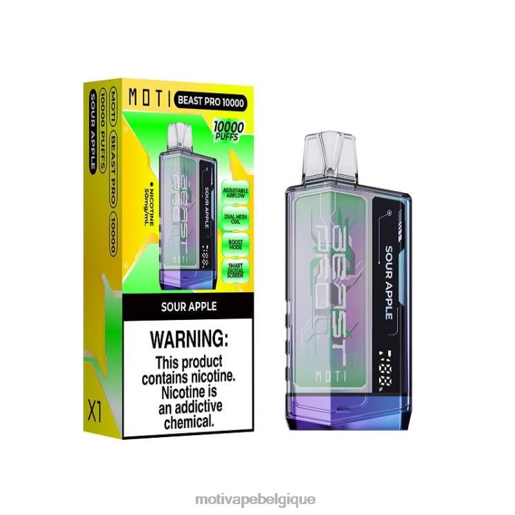 MOTI Vape Bruxelles DNJ0H42 | MOTI Beast Pro vape jetable (5%, 10000 bouffées) cola pétillant