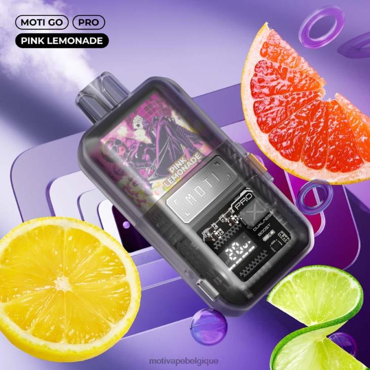 MOTI Vape Amazon DNJ0H20 | MOTI Go Pro vape jetable (5%, 12000 bouffées) glace à la pomme aigre