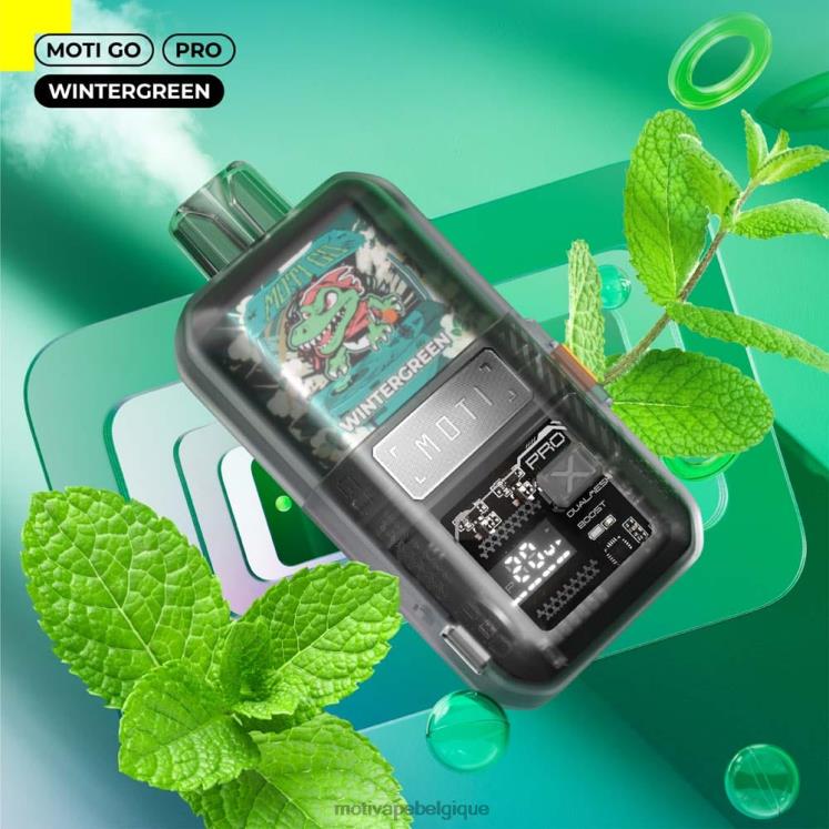 MOTI Vape Amazon DNJ0H20 | MOTI Go Pro vape jetable (5%, 12000 bouffées) glace à la pomme aigre